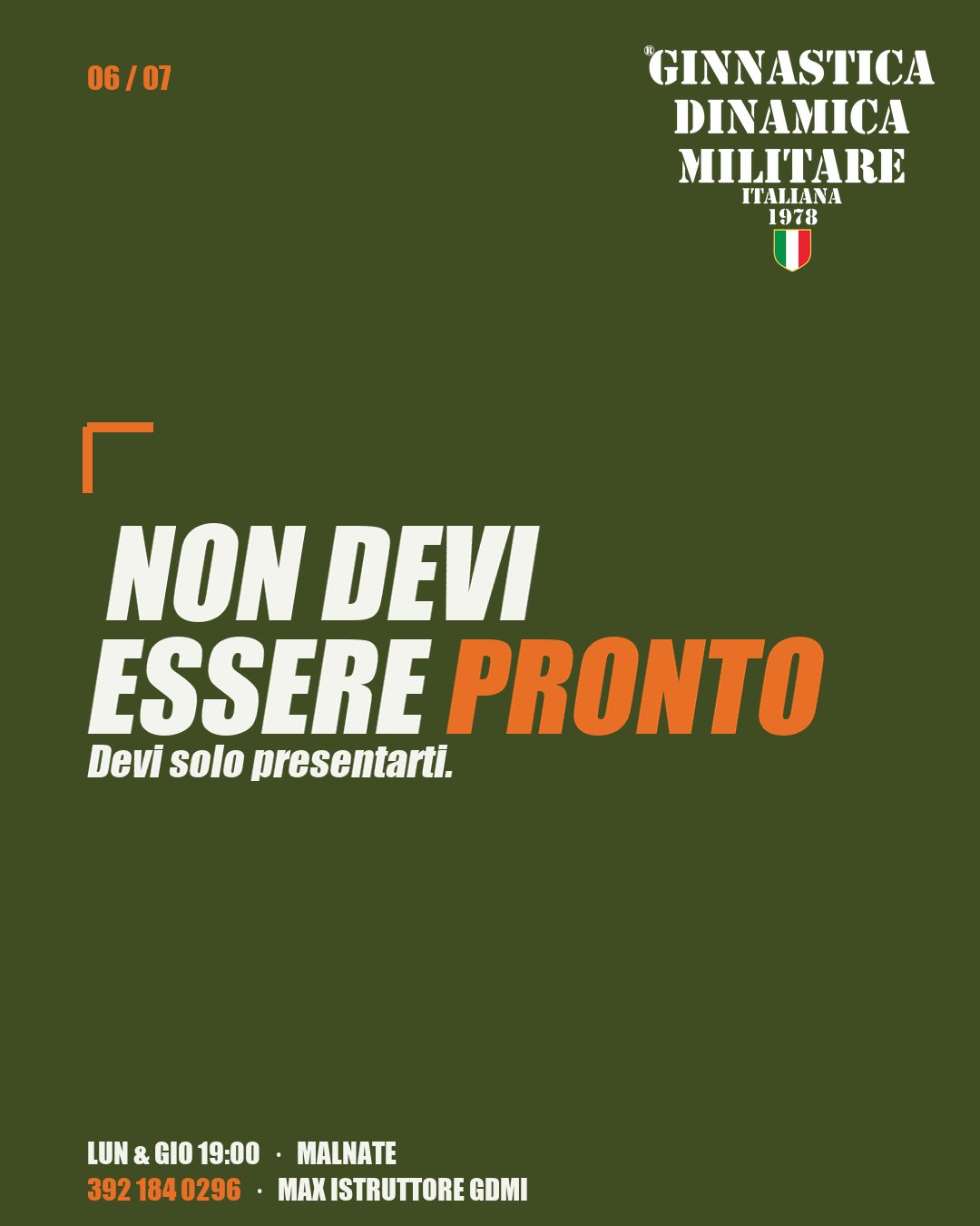Prima prova GDM Malnate — passo 5